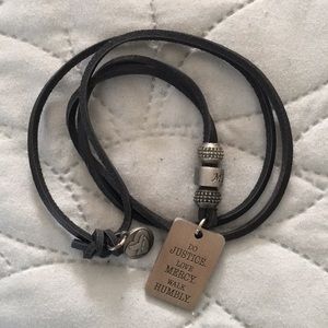 NWT “Do Justice Love Mercy Walk Humbly Necklace